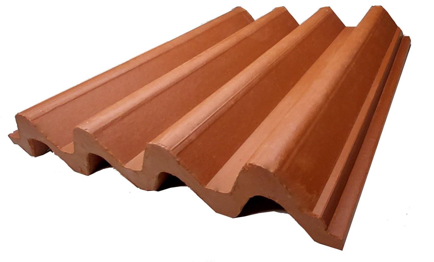 Clay Roof Tile 8x8 4 Curve Standard Grade