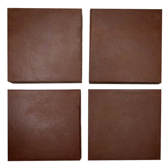 Square Tile (Dot) 3.25" Brown Color