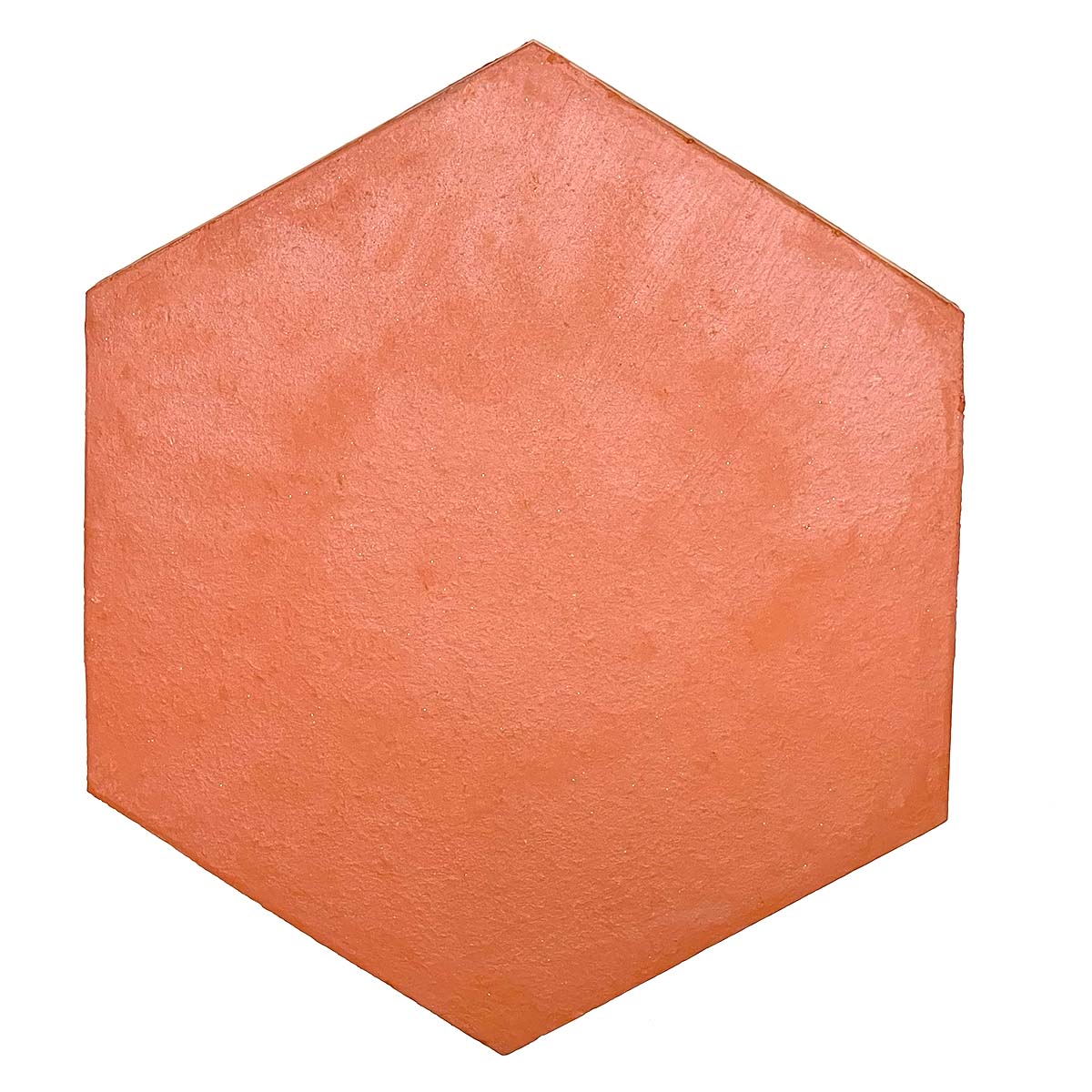 Hexagonal Clay Floor Tile 9" Commercial Grade