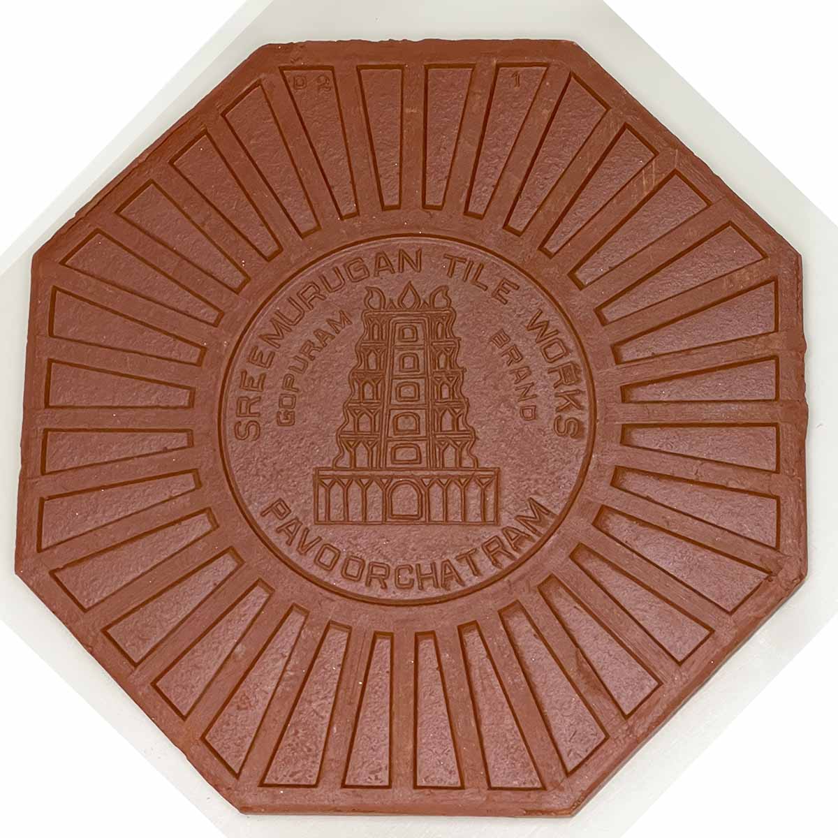 Octagon Clay Floor Tile 8" Commercial Grade